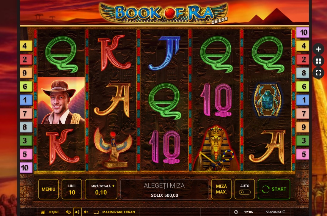 Jocul de păcănele online Book of Ra