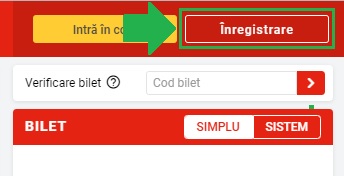 Deschiderea unui cont nou la Superbet Casino