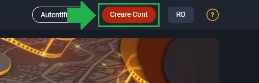 Deschiderea unui cont nou la Frank Casino