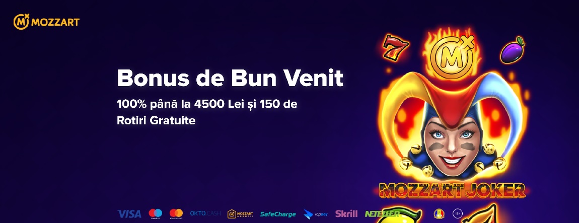 Pachet de bun venit la Mozzart Casino